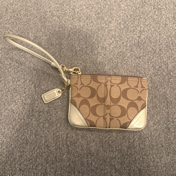 Coach Signature Wristlet - Picture 2 of 3